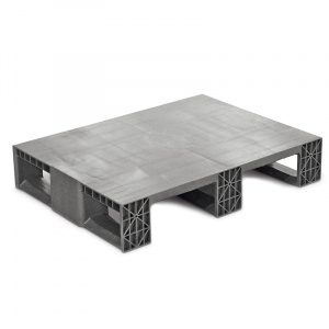 Plastová polpaleta 800x600x149 mm hladká