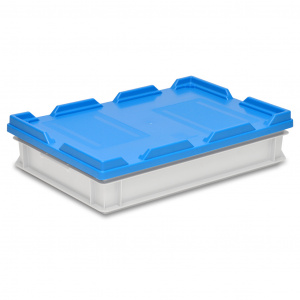 Hinged lid - euro container 608 x 408 mm