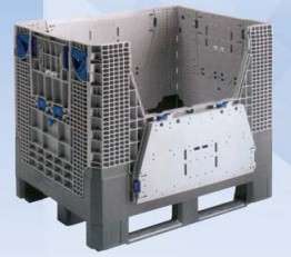 Paletový box sklápací KLAPA 3 - 1200x1000x950 mm